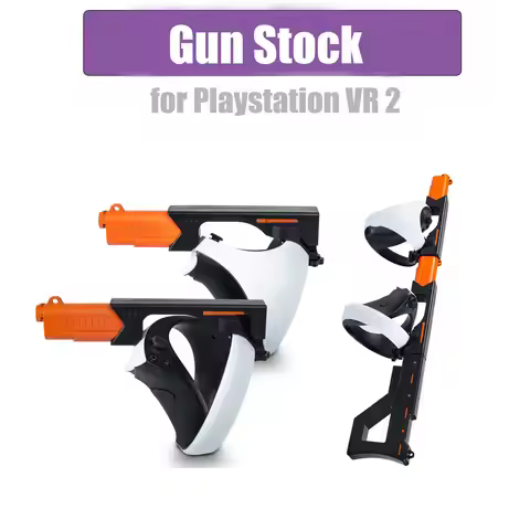 Gun Stock for PS VR2 VR Controller Case Pistol Grip Enhanced FPS Gaming Shooting Experience for Play