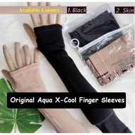 🛒🛒 Ready Stock🏃‍🏃‍♂ Original QSTAR Aqua X-Cool Finger Sleeves Aqua Hand socks HandSock Muslimah