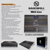 MIXER AUDIO HARDWELL M-24 LIVE ORIGINAL HARDWELL 24 CHANNEL