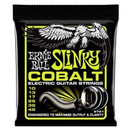 ERNIE BALL ELECTRIC GUITAR STRINGS SLINKY COBALT 2721 ELECTRIC GUITAR STRINGS - 10-46 GAUGE