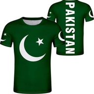 New 3D Pakistan Flag Emblem T Shirt For Men Peace And Love Theme Short T-shirts Kids Fashion Clothin