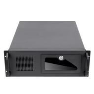 Aluminum Network Equipment 19inch 4U Rackmount Server Case Server Rack Case with Nine 3 5inch HDD