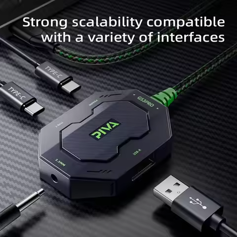 PIVA GS3pro Adapter Typec Earphones Tablet Chicken Dinner Game Audio Interface Suitable for Apple iP