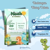 CUSTOM BIRTHDAY INVITATION BIRTHDAY INVITATION SIZE 7.5X11.5 AND 7X9.5