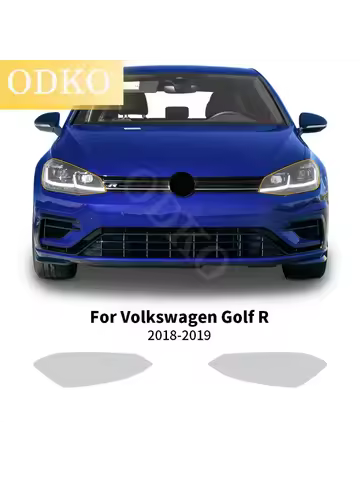 For Volkswagen Golf R VW 2018 2019 PPF 8.5Mil Pre Cut Paint Protection Film Transparent Headlight Re