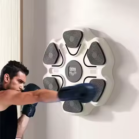New Smart Music Boxing Machine Adult Sports Fitness Boxing Trainer Home Exercise Response Training B