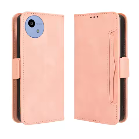 For Sharp Aquos Wish 5 Luxury Leather Book Wallet Holder Magnetic Retro Full Card Slot Cover For Sha