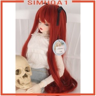 (Simhoa1) วิกผมตุ๊กตาผู้หญิง ผมยาว สำหรับ Bjd Doll Diy