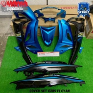 100% ORIGINAL YAMAHA COVER SET EZ115 FI CYAN BBY-F0000-00-P2 & BBY-FG000-00-P2 untuk Pengguna Yamaha
