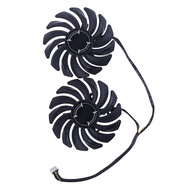 1 Pair 87mm PLD09210B12HH 4 Pin Graphics Video Card Cooling Fan for MSI RX 580