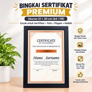 HITAM Frame 11R / A4 / FRAME 11R MINIMALIST SIZE A4 / FIGURA FRAME 11R A4 MINIMALIST COLOR BLACK FRA