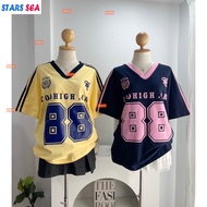 88 kV Striped Overscreen T-shirt