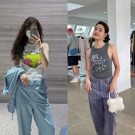 GANNI Early Spring Logo Heart Print Tank Top - Lightweight