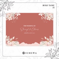 Wedding Guest Book Wedding Guest Book/ Custom Guest Book/ Invitation Guest Book/ Guest Book/ HARD CO