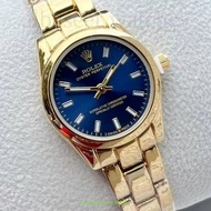 Stock baru【Datejust】 Rolex Jam tangan perempuan quartz analog women's Watches 32mm stainless steel A