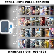 Offline PC Games Refill until Full 500GB 1TB 2TB 4TB 5TB Internal External HDD Hard Disk Storage 2.5