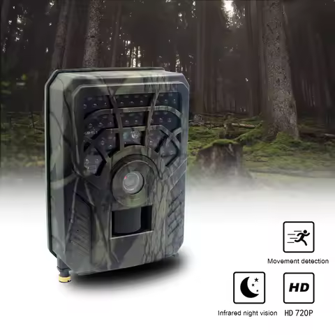 Hunting Camera Photo Trap PR300C 5MP Wildlife Trail Night Vision Tracking Camera for Family Outdoor 