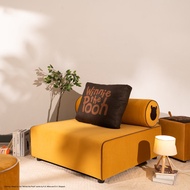 SB Design Square SB FURNITURE โซฟา 2 ที่นั่ง DISNEY รุ่น POOH-HOME สีเหลือง (152X105X84 ซม.)
