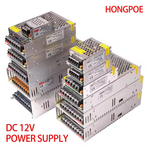 12V Dc Power Supply Unit 1A 2A 3A 5A Transformer 6.A 8.5A 10A 15A Adapter 20A 25A Fat Block 30A 33A 