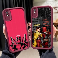 Soft Case for Xiaomi Redmi Note 8 POCO M3 9A A1 9T A2 C-46 Deadpool Burgundy