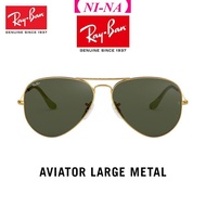 [Original] RayBan aviator Grande-RB3025 Metal sunglasses L0205- dgq