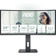 AOC MONITOR 34" CU34P3CV CURVED WQHD 100HZ HDMI 1.4 DP 1.4 USB-C 65W RJ45 HAS PIVOT VESA