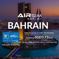 AIRSIM Reusable Global Travel Prepaid SIM - Bahrain