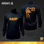 ARMY-8 เสื้อซับในทหารแขนยาวคอเต่า