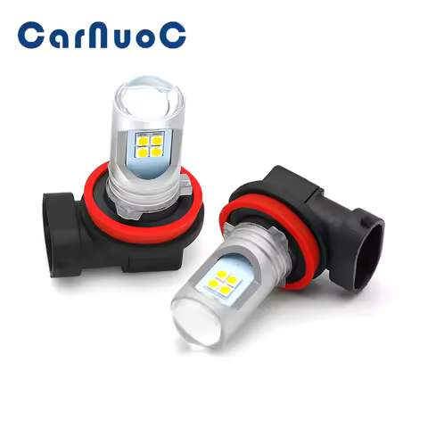 Car LED Fog Light Blub H8 H16 Lamp Canbus No Error For Ford B-Max Ka+ 3 C-Max Fiesta 5 6 7 Kuga Focu