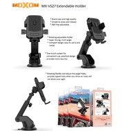 MOXOM MX-VS27 Strong Man Extendable Car Mount Holder 360 Rotating Car Windshield Dashboard Phone Holder