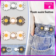 FUNSMILE : Waist Adjustment Button Adjustable Jeans Button Waist Button Tighten Waist Detachable But