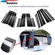 Carbon Car Window B pillars C Pillars Sticker For BMW Series 1 3 4 5 6 7 X1 X3 X4 X5 X6 Z4 E46 E90 E