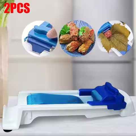 DIY Meat Roller Sushi Vegetable Roller Stuffed Grape Cabbage Leaves Meat Rolling Tool Portable Veget