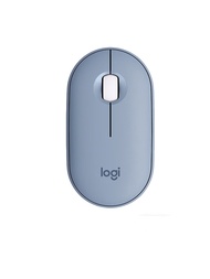 Logitech | ใหม่ Logitech PEBBLE 2.0 เมาส์บลูทูธไร้สาย - เมาส์เงียบ - Office Pebble Stone แบบพกพา - อ