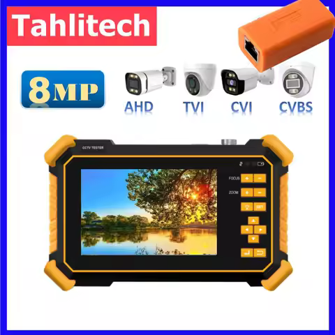 Portable CCTV Camera Tester - 4.3 Inch Analog Tester for AHD/CVI/TVI/CVBS Monitoring CCTV Tester