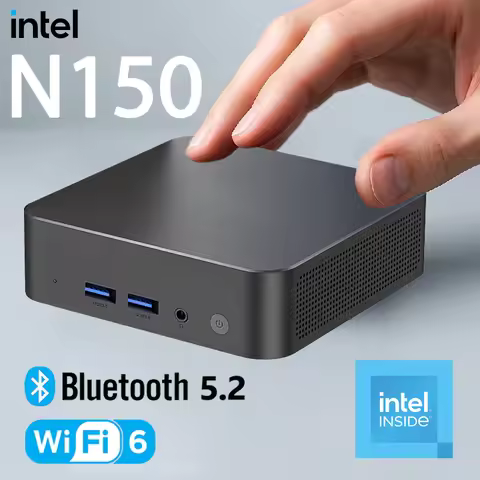 2026 Intel N150 Mini PC Pocket Computer Windows 11 16GB 32GB RAM 1TB SSD Gaming Computer WiFi 6 Mini