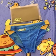 平售全新AQUX男士透視泳褲（size -L)