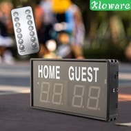 [Kloware] Electronic Scoreboard Scoring Basketball Scoreboard Mini Digital Scoreboard Score for Game