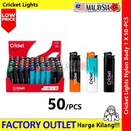 Cricket Disposable Gas Lighter 50PCS/Box Nylon Body Assorted Colors Original Quality #Cricket #Light