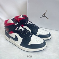 Air a/j 1 Mid Gym Red Wmns Black Red AJ1 BQ6472-061