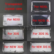 1PC For Nintend NDSL/NDSi XL/3DS/3DS XL/NEW 3DS/NEW 3DS XL Transparent Console Plastic Crystal Case 