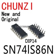 100PCS New and Original DIP14 SN74lS86 74lS86N 74lS86 DIP Integrated IC SN74lS86N in stock QQSN