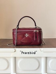 Tory Burch 血紅色迷你化妝包 香港順豐包郵 附原裝盒/紙袋/卡紙/塵袋