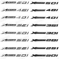 New Car 3D ABS XDrive 20i 25i 28i 30i 35i 40i 48i 50i Logo Fender Trunk Badge Emblem Decal Styling S