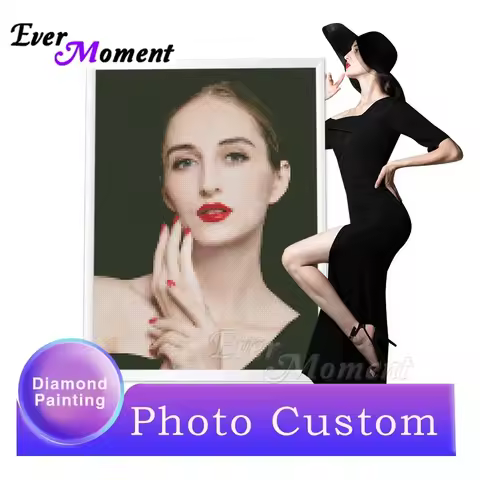 Ever Moment Photo Custom Diamond Painting Full Square Round Drill Artwork Personalise Diamond Embroi