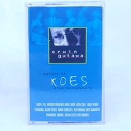 Erwin gutawa cassette tape - salute to koes plus brothers - armand maulana Gigi - ruth sahanaya - au