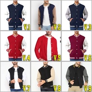 Jaket Varsity Baseball POLOS - Jaket Bomber Varsity Premium Japanese - Jaket Baseball Pria New Ariva