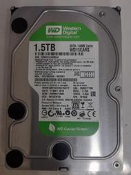 WD 綠標 1.5TB 桌上型 SATA 硬碟 使用時數20000多小時
