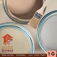 EZ Wall X Boysen Peroat Semi-Gloss Acrylic Latex Paint 4L (For Concrete & Stone Surface) 1 Gallon