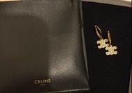 Celine 金色耳環